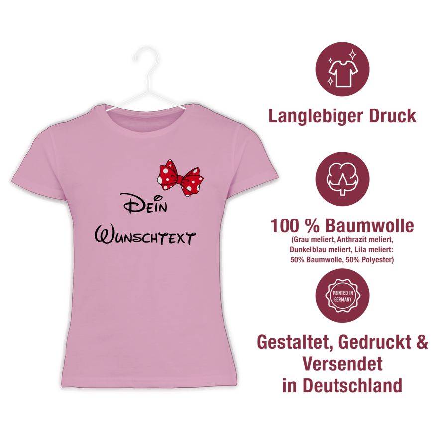 Shirtracer Wunschtext Schleife Shirts & Mehr Shirtracer