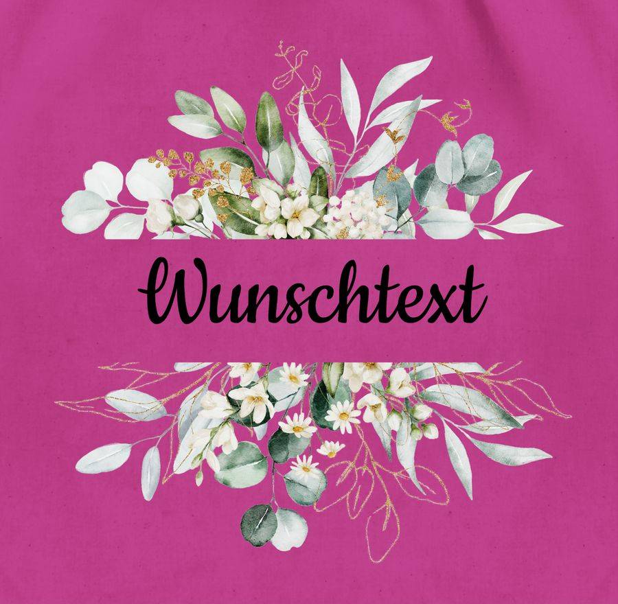 Shirtracer Wunschtext Text: Tshirt Gym Bag Shirtracer