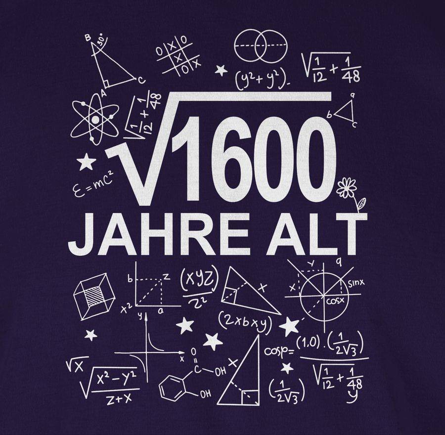 Shirtracer (Wurzel 1600) Vierzig Jahre Alt Weiß: T-Shirt Gym Bag Shirtracer