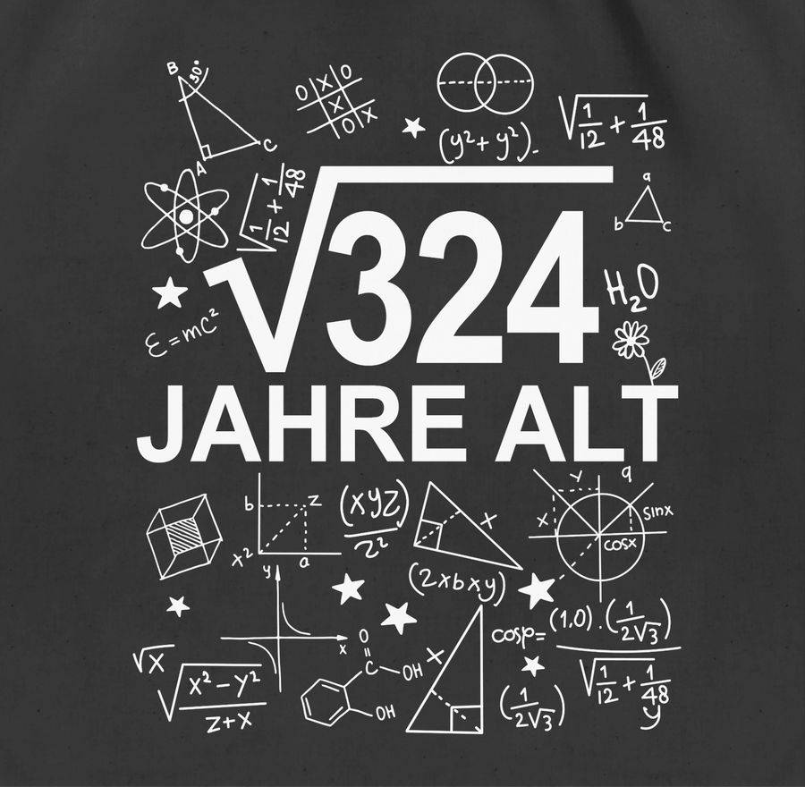Shirtracer (Wurzel 324) Achtzehn Jahre Alt Weiß Shirts & Mehr Shirtracer