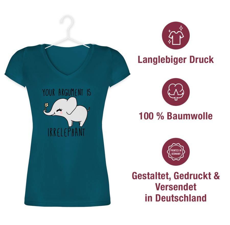Shirtracer Your Argument Is Irrelephant: Tshirt Rucksack Shirtracer