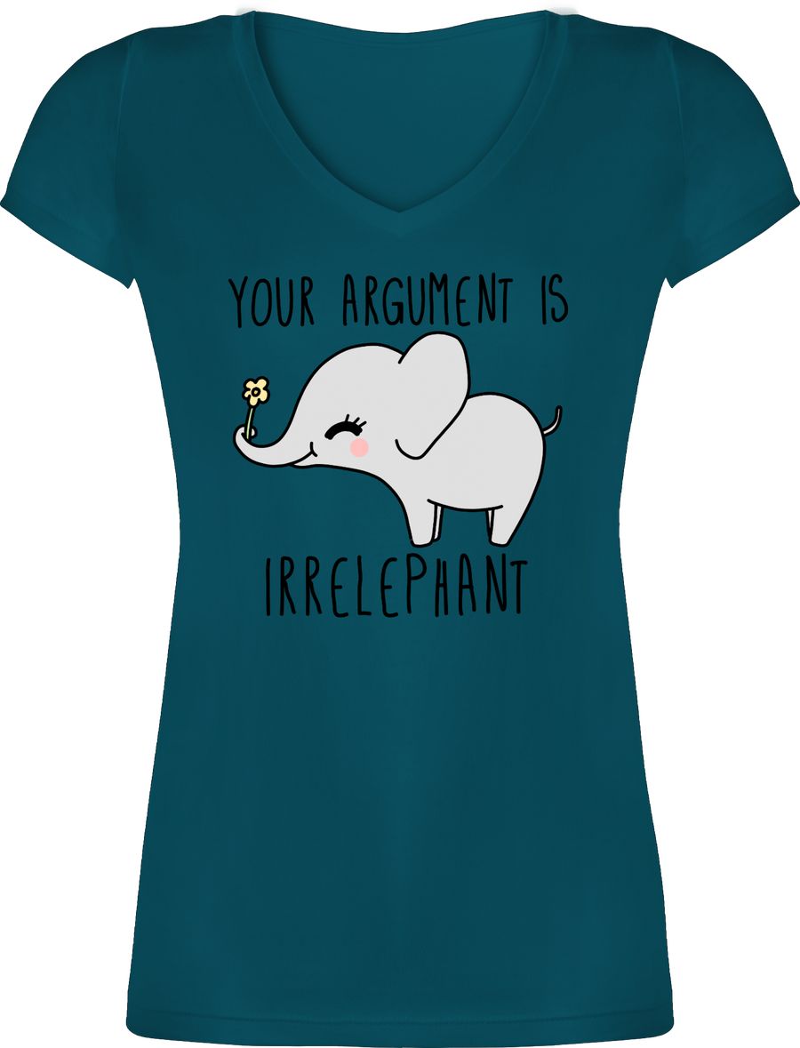 Shirtracer Your argument is irrelephant: Tshirt Rucksack Shirtracer