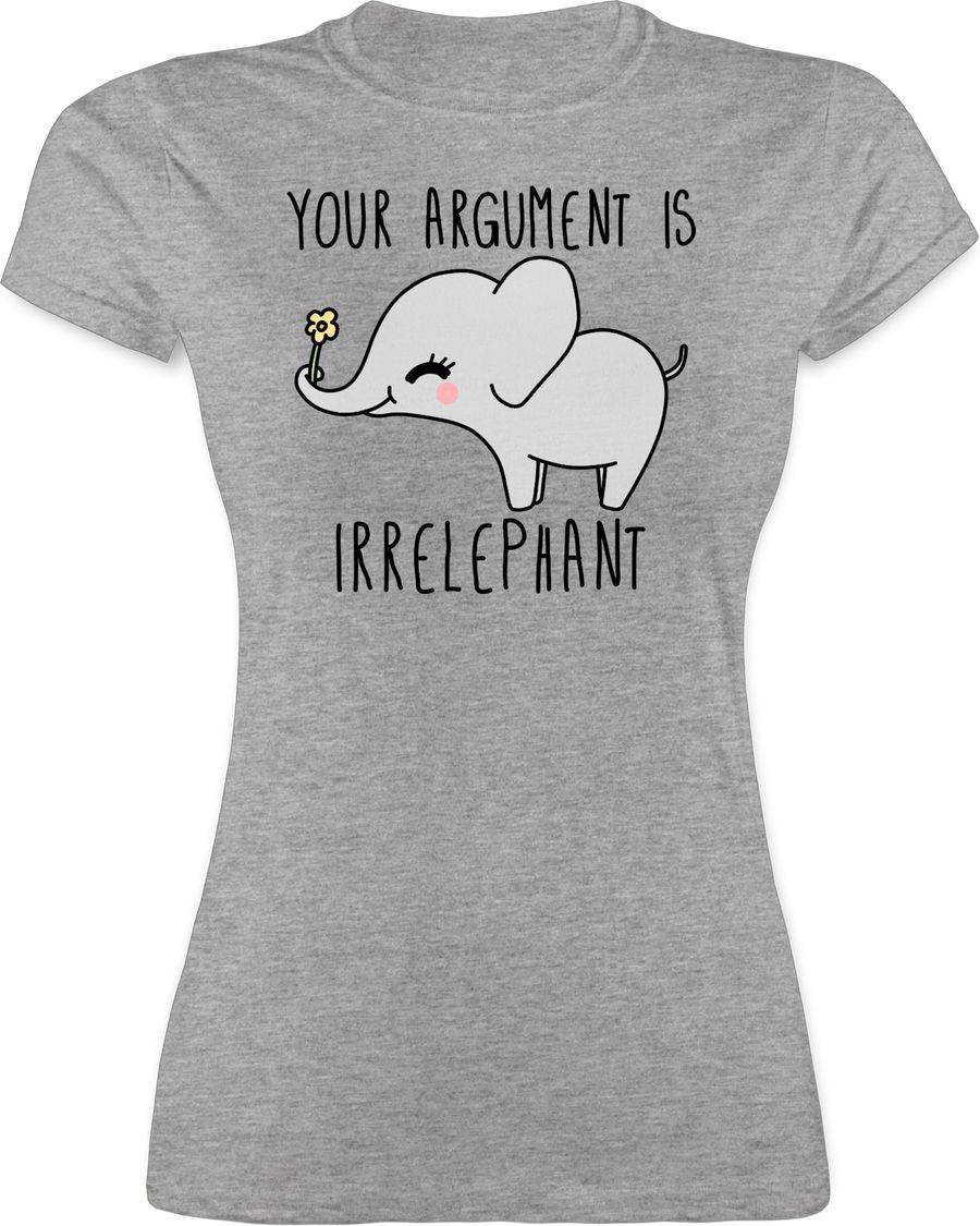 Shirtracer Your argument is irrelephant: Tshirt Rucksack Shirtracer