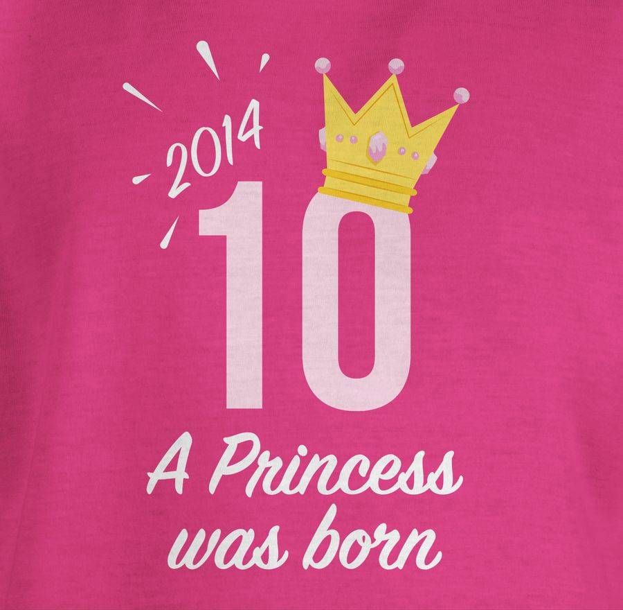 Shirtracer Zehnter Mädchen Princess 2014 Shirts & Mehr Shirtracer