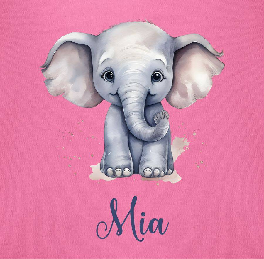 Shirtracer Zootiere - Elefant Dickhäuter Grauer Riese Rüsseltier: Tshirt Gym Bag Shirtracer