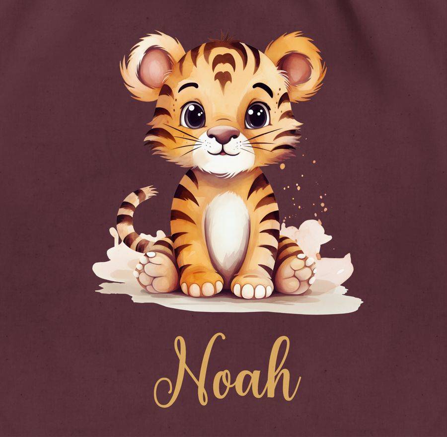 Shirtracer Zootiere - Tiger: T-Shirt Gym Bag Shirtracer