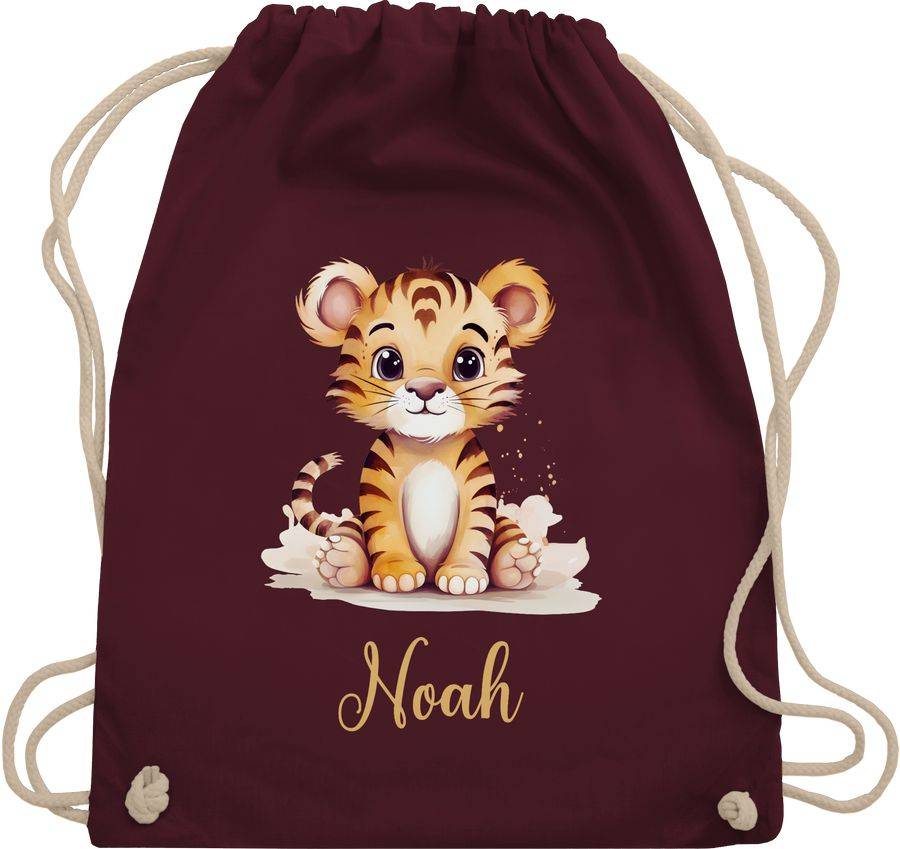 Shirtracer Zootiere - Tiger: T-Shirt Gym Bag Shirtracer