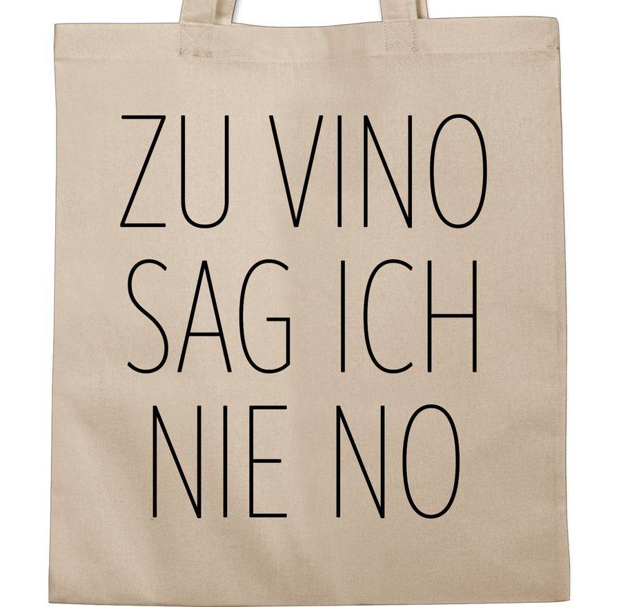 Shirtracer Zu Vino Sag Ich Nie No Schwarz Shirts & Mehr Shirtracer