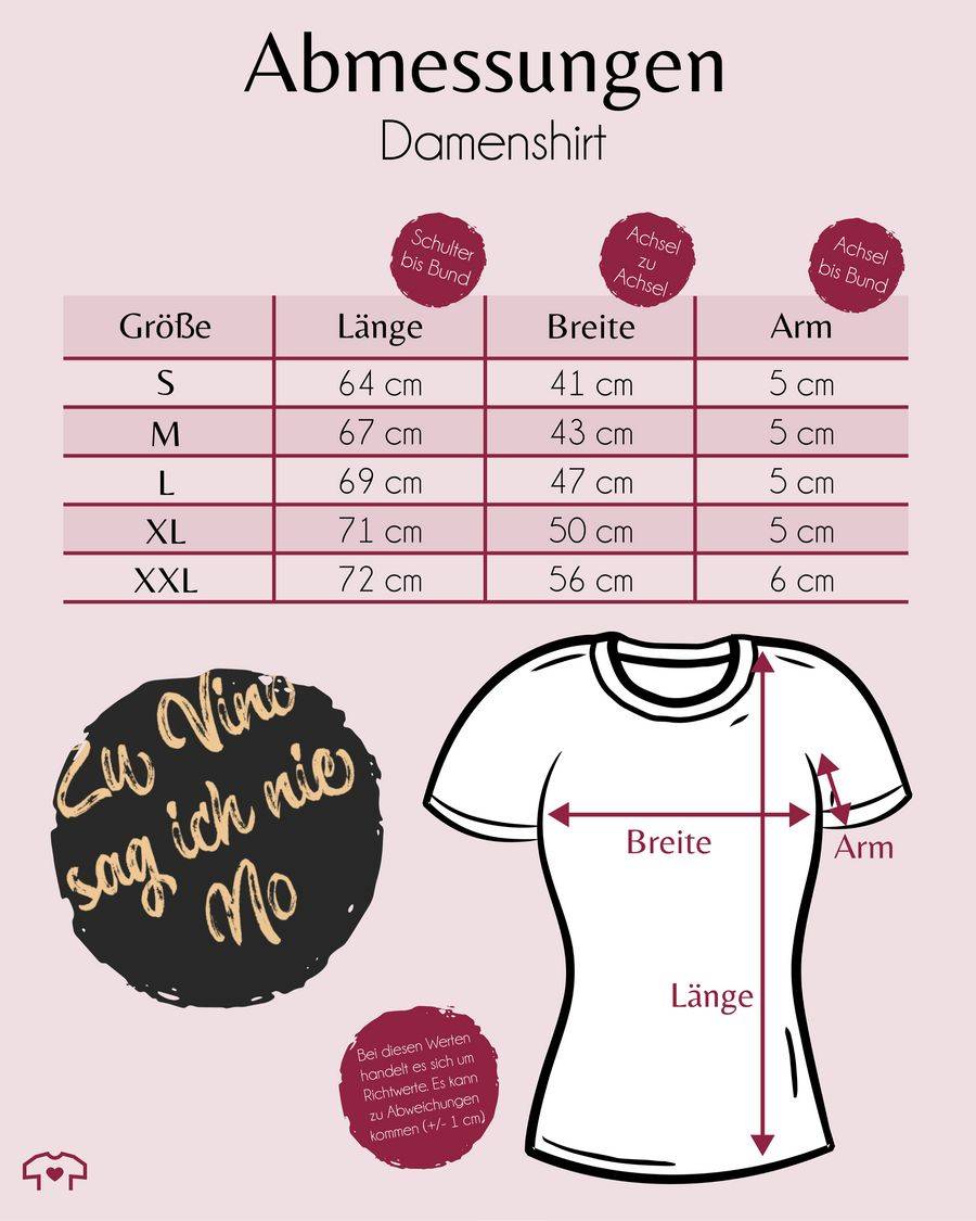 Shirtracer Zu Vino Sag Ich Nie No Vintage Cremeweiß Shirts & Mehr Shirtracer