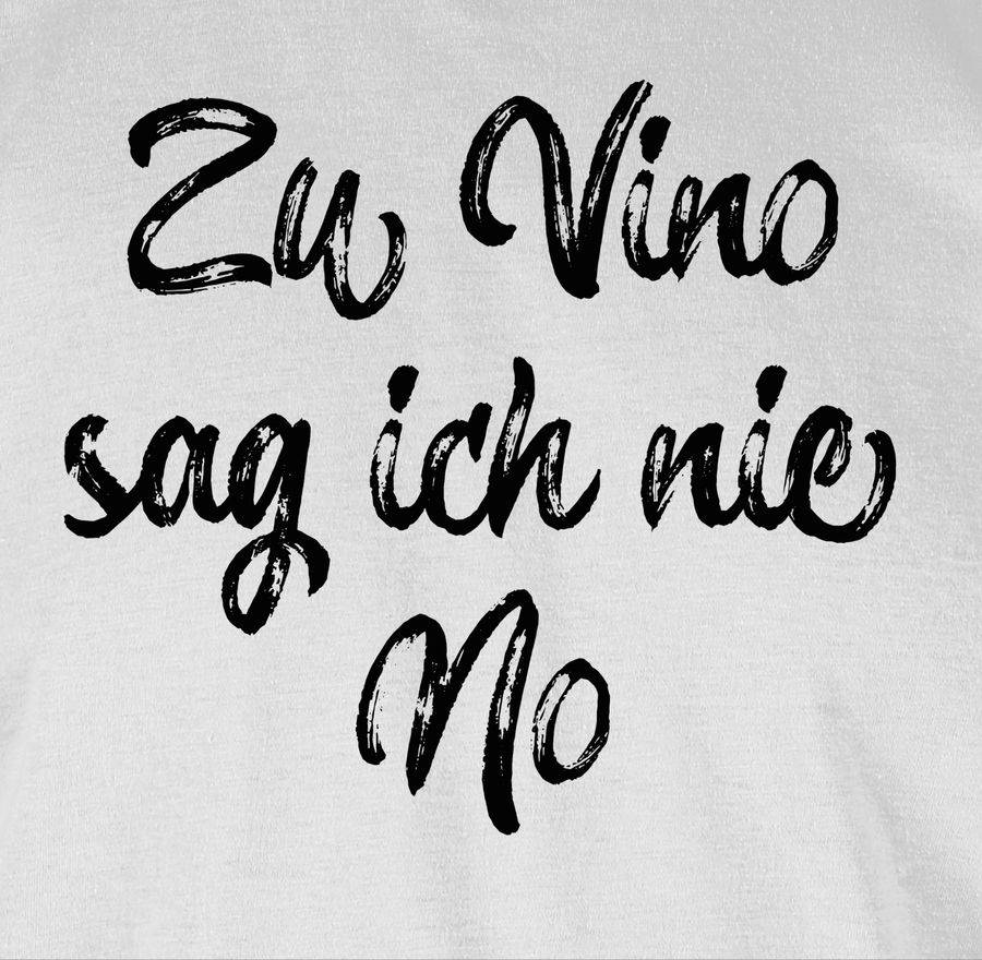 Shirtracer Zu Vino Sag Ich Nie No Vintage Shirts & Mehr Shirtracer