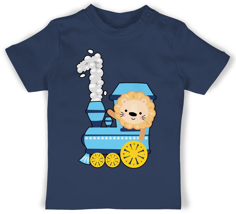 Shirtracer Zug mit Löwe Eins: Tshirt Turnbeutel Shirtracer