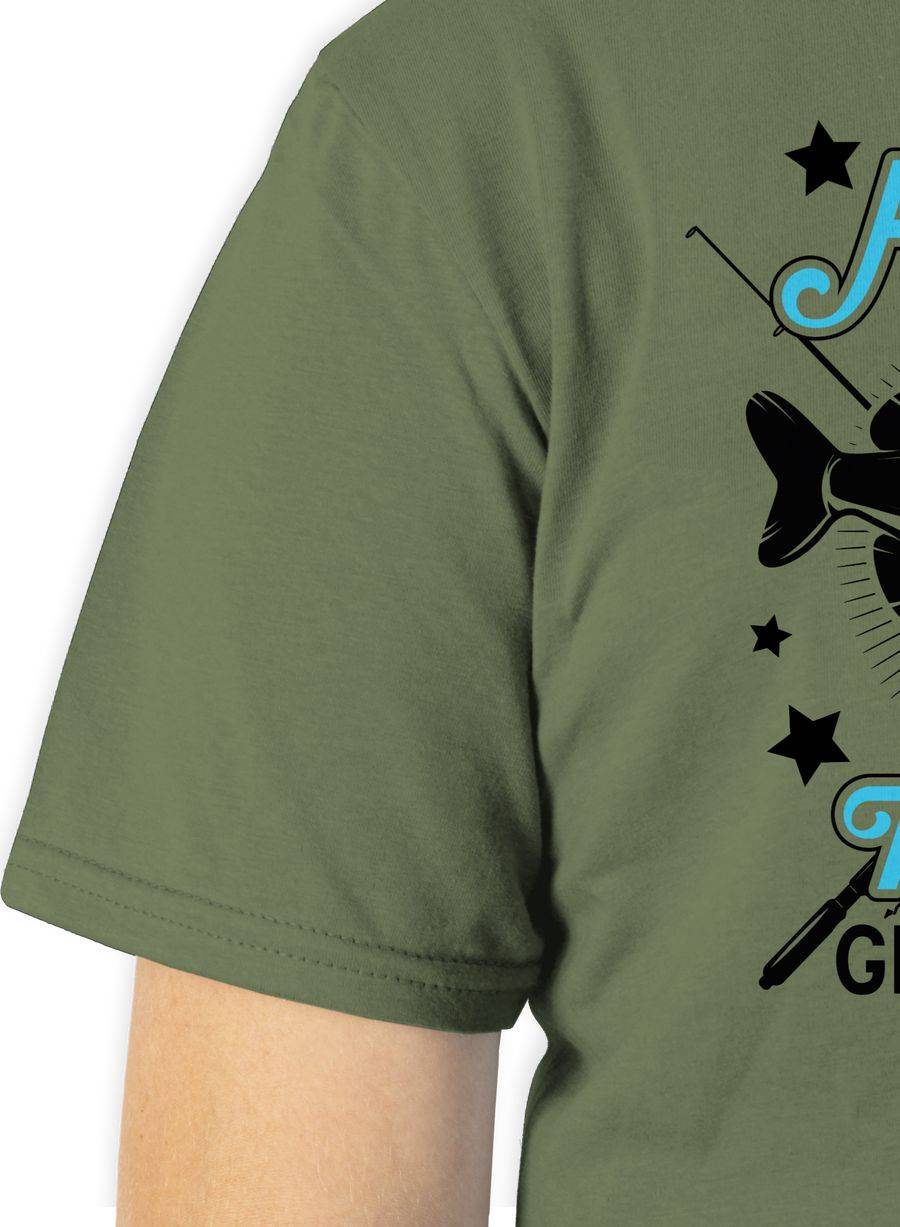 Shirtracer Zum Angeln Geboren - Zur Arbeit Gezwungen - Schwarz Shirts & Mehr Shirtracer