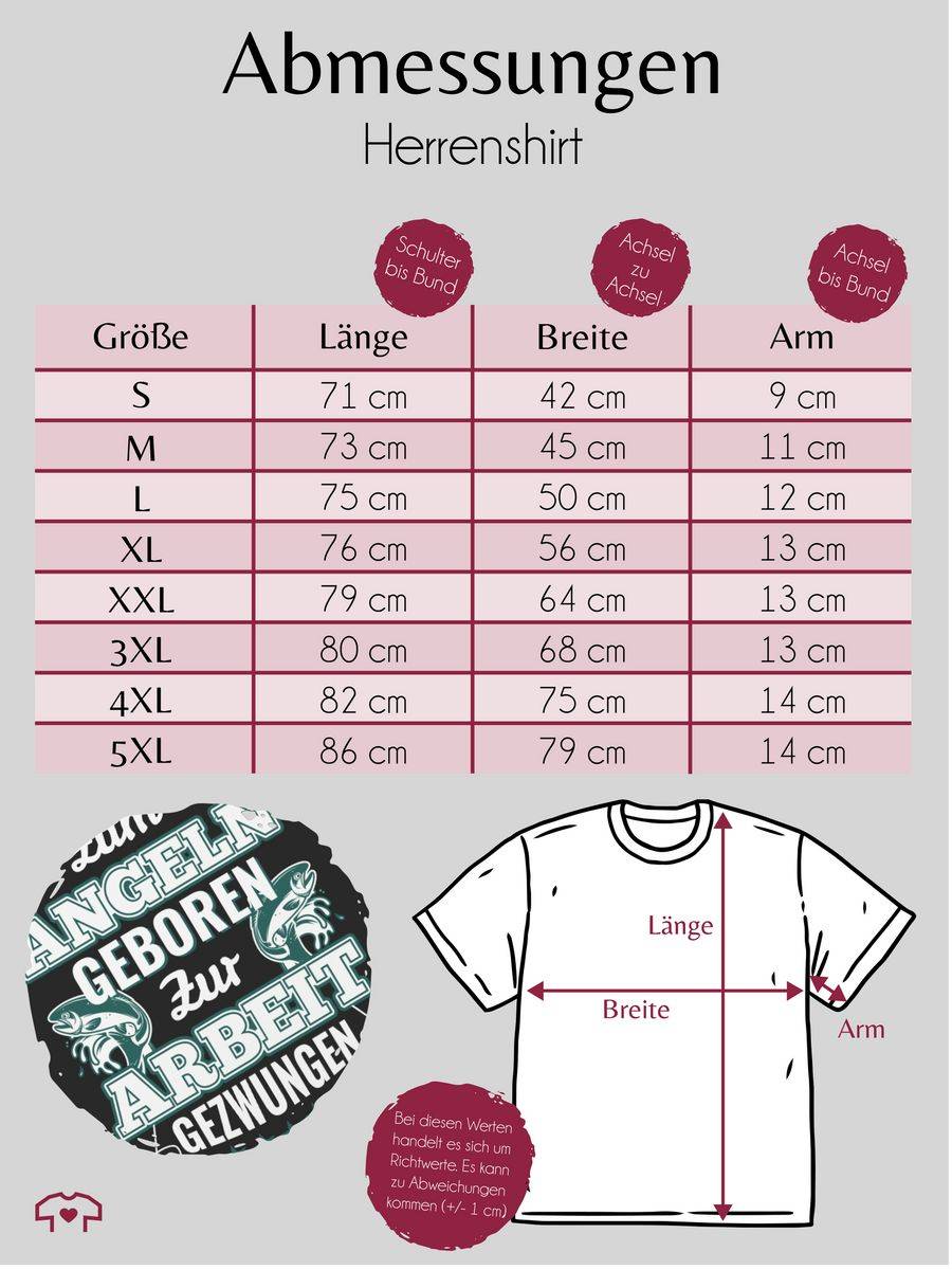 Shirtracer Zum Angeln Geboren Zur Arbeit Gezwungen: Tshirt Rucksack Shirtracer