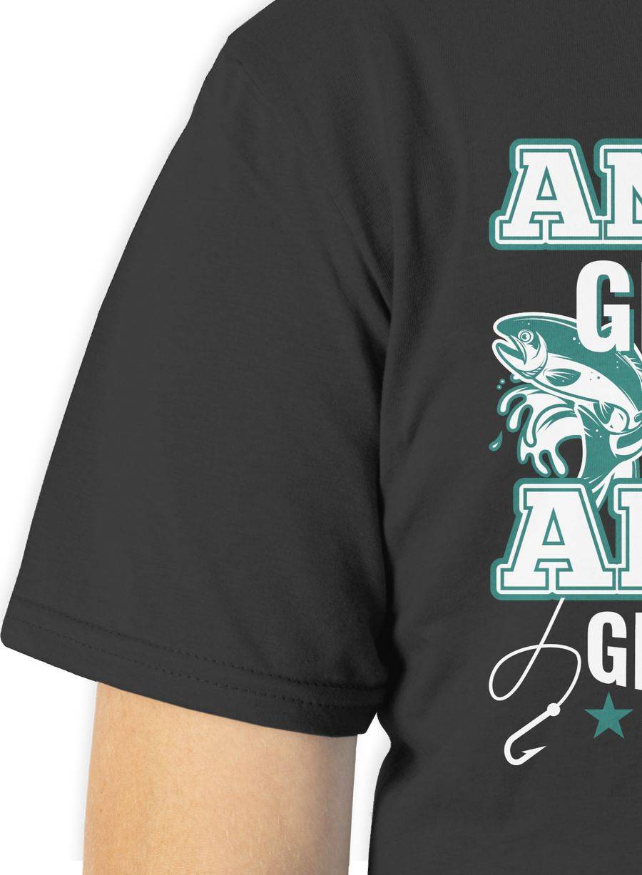 Shirtracer Zum Angeln Geboren Zur Arbeit Gezwungen: Tshirt Rucksack Shirtracer