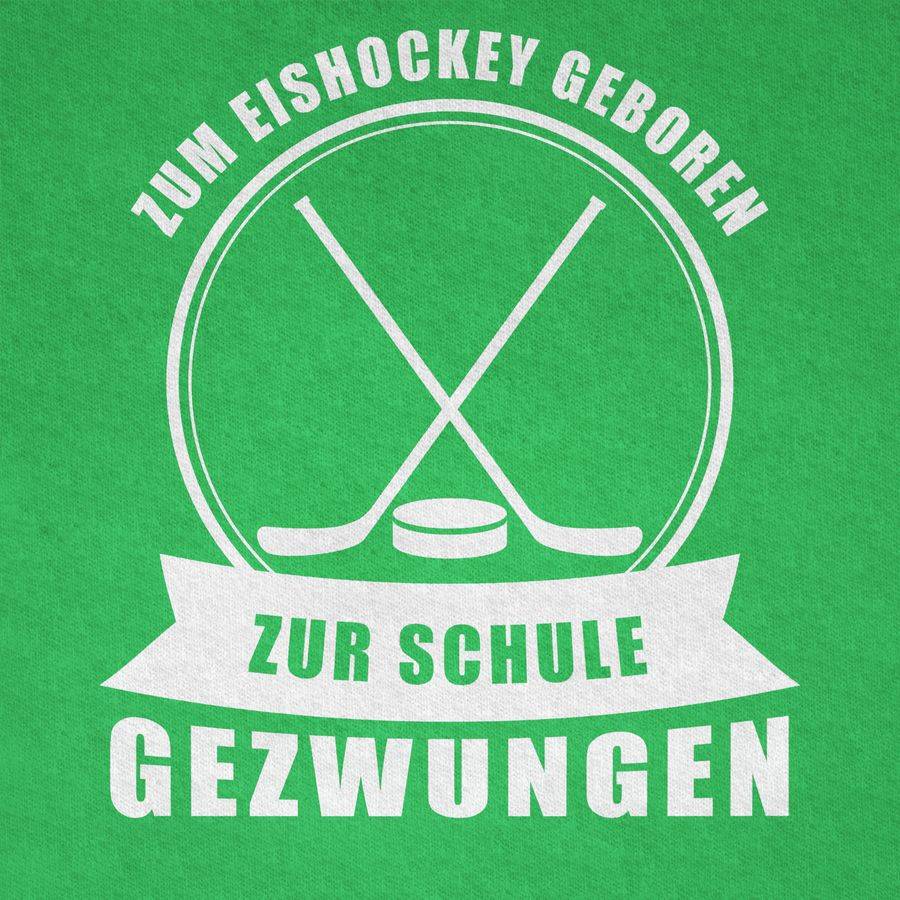 Shirtracer Zum Eishockey Geboren. Zur Schule Gezwungen Shirts & Mehr Shirtracer