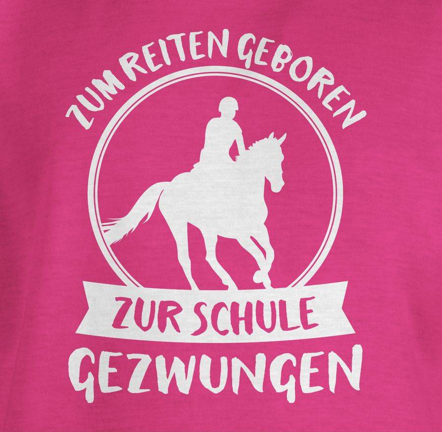Shirtracer Zum Reiten Geboren Zur Schule Gezwungen: Tshirt Gym Bag Shirtracer