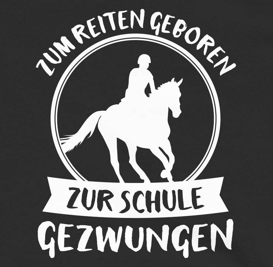 Shirtracer Zum Reiten Geboren Zur Schule Gezwungen: Tshirt Gym Bag Shirtracer