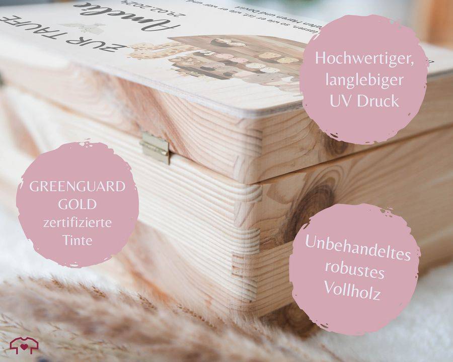 Shirtracer Zur Taufe Mit Spruch Arche Noah Erinnerungskiste Taufe Shirtracer