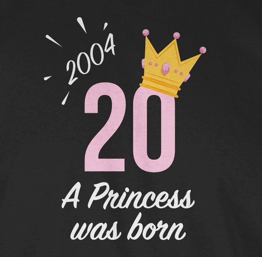 Shirtracer Zwanzigster Mädchen Princess 2004: Tshirt Turnbeutel Shirtracer