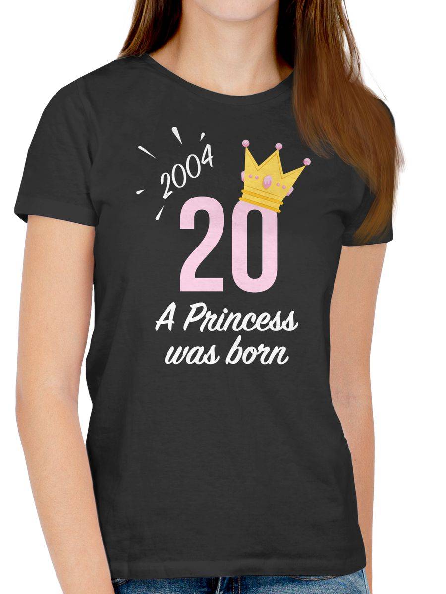 Shirtracer Zwanzigster Mädchen Princess 2004: Tshirt Turnbeutel Shirtracer