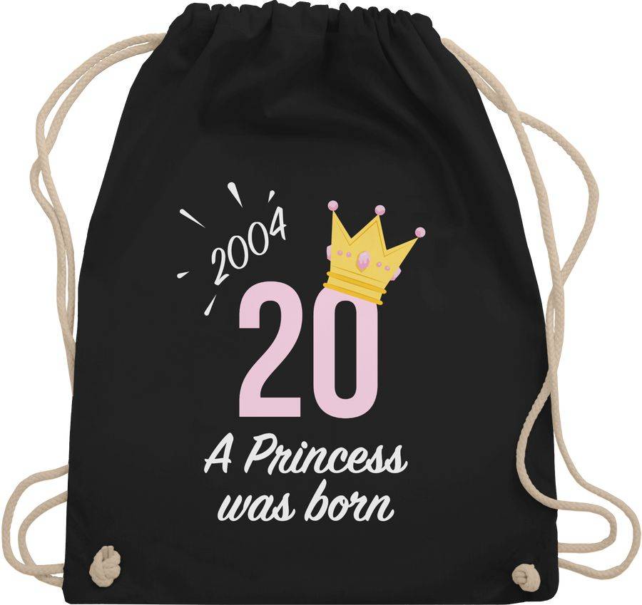 Shirtracer Zwanzigster Mädchen Princess 2004: Tshirt Turnbeutel Shirtracer