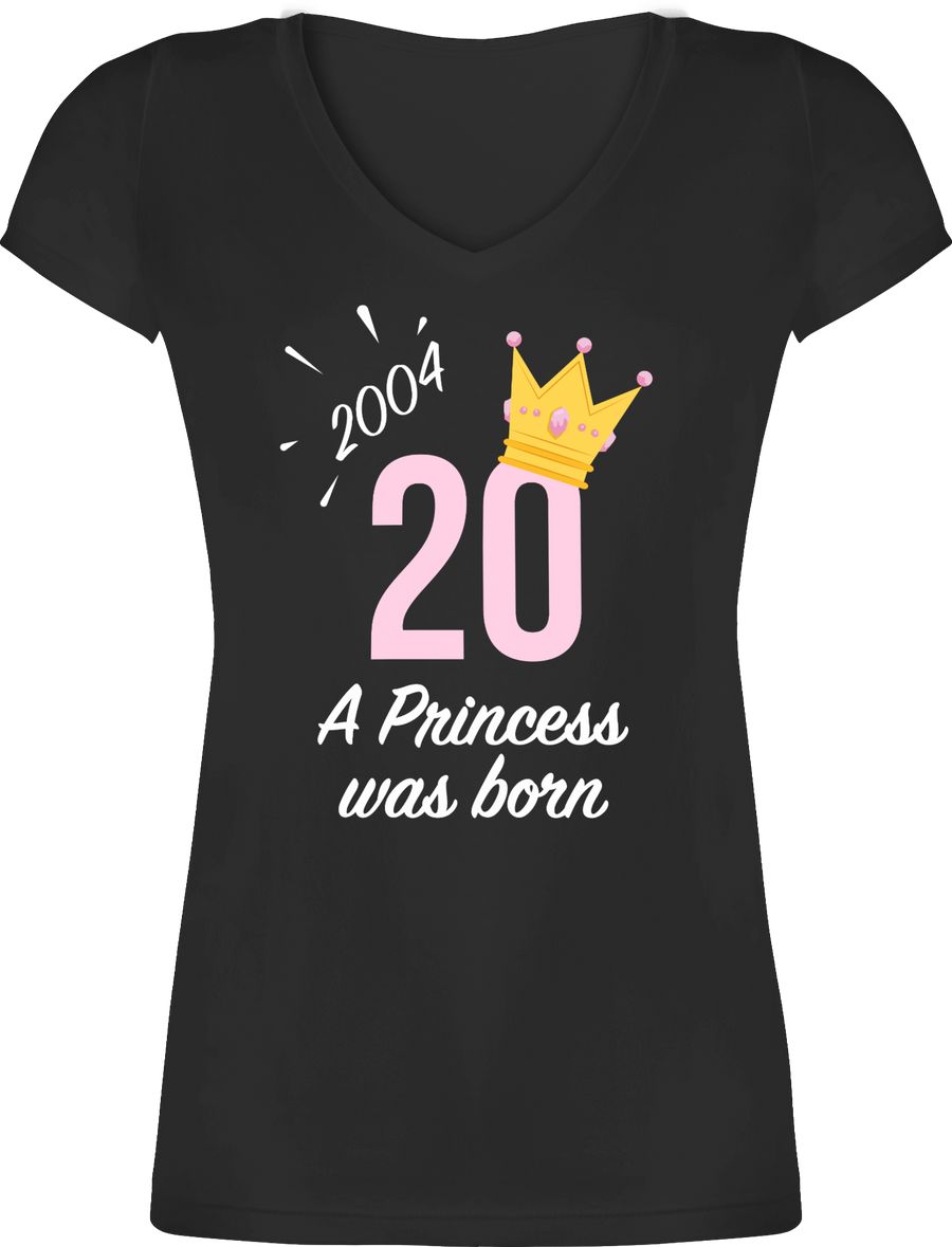 Shirtracer Zwanzigster Mädchen Princess 2004: Tshirt Turnbeutel Shirtracer