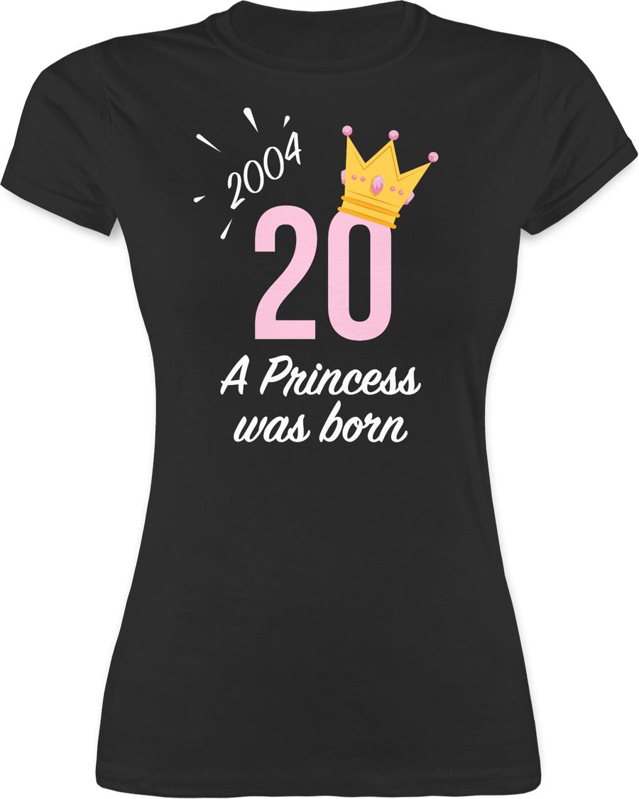 Shirtracer Zwanzigster Mädchen Princess 2004: Tshirt Turnbeutel Shirtracer