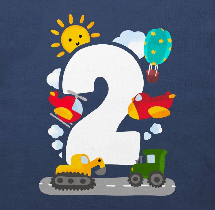 Shirtracer Zwei - Aquarell Fahrzeuge Shirts & Mehr Shirtracer