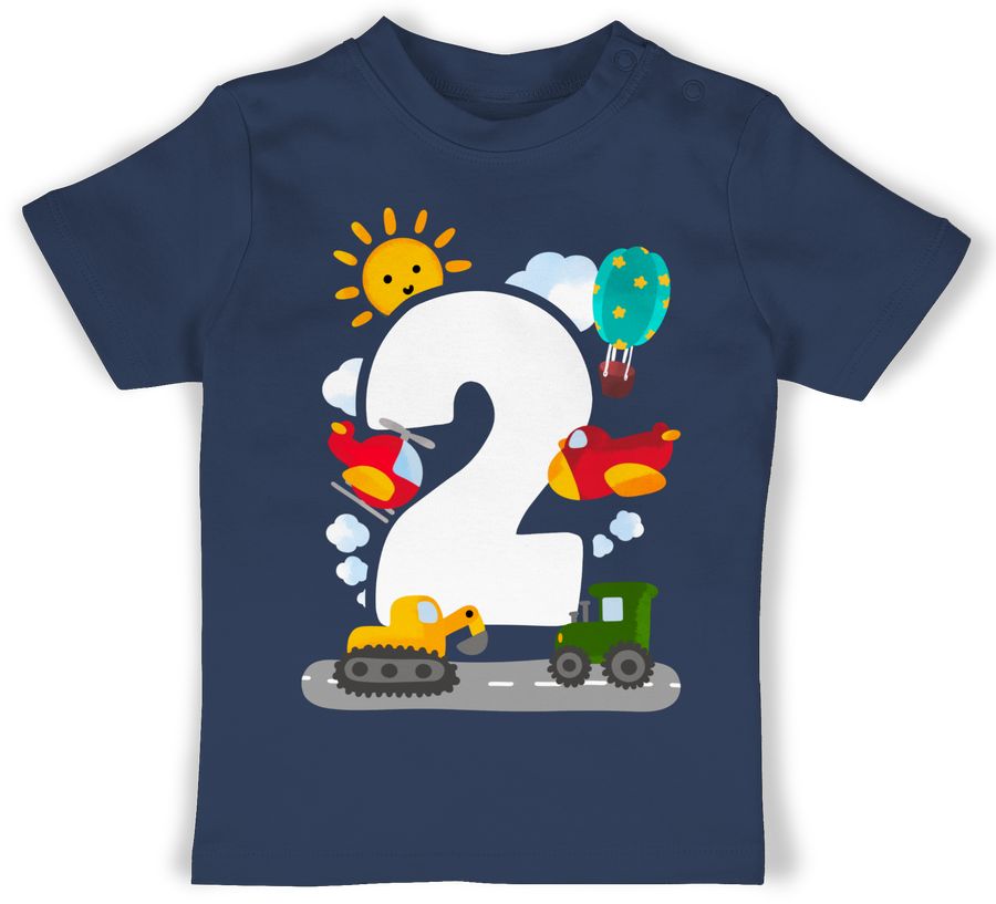 Shirtracer Zwei - Aquarell Fahrzeuge Shirts & Mehr Shirtracer