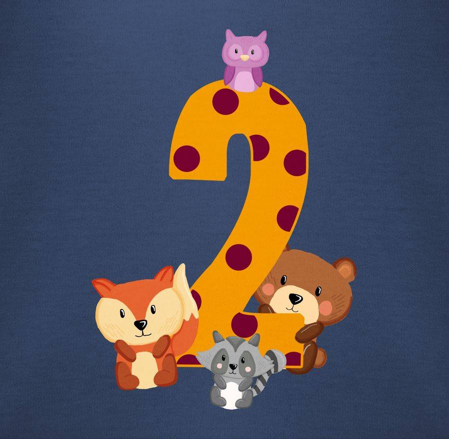 Shirtracer Zwei Waldtiere: T-Shirt Rucksack Shirtracer