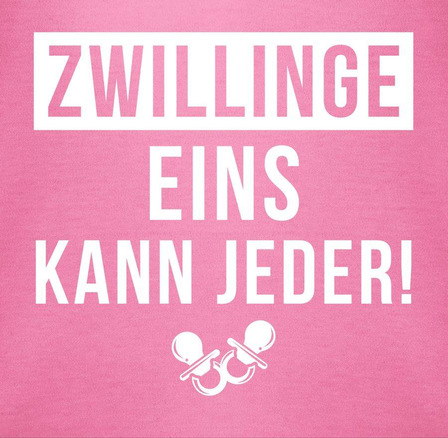 Shirtracer Zwillinge - EINS Kann Jeder: Tshirt Rucksack Shirtracer