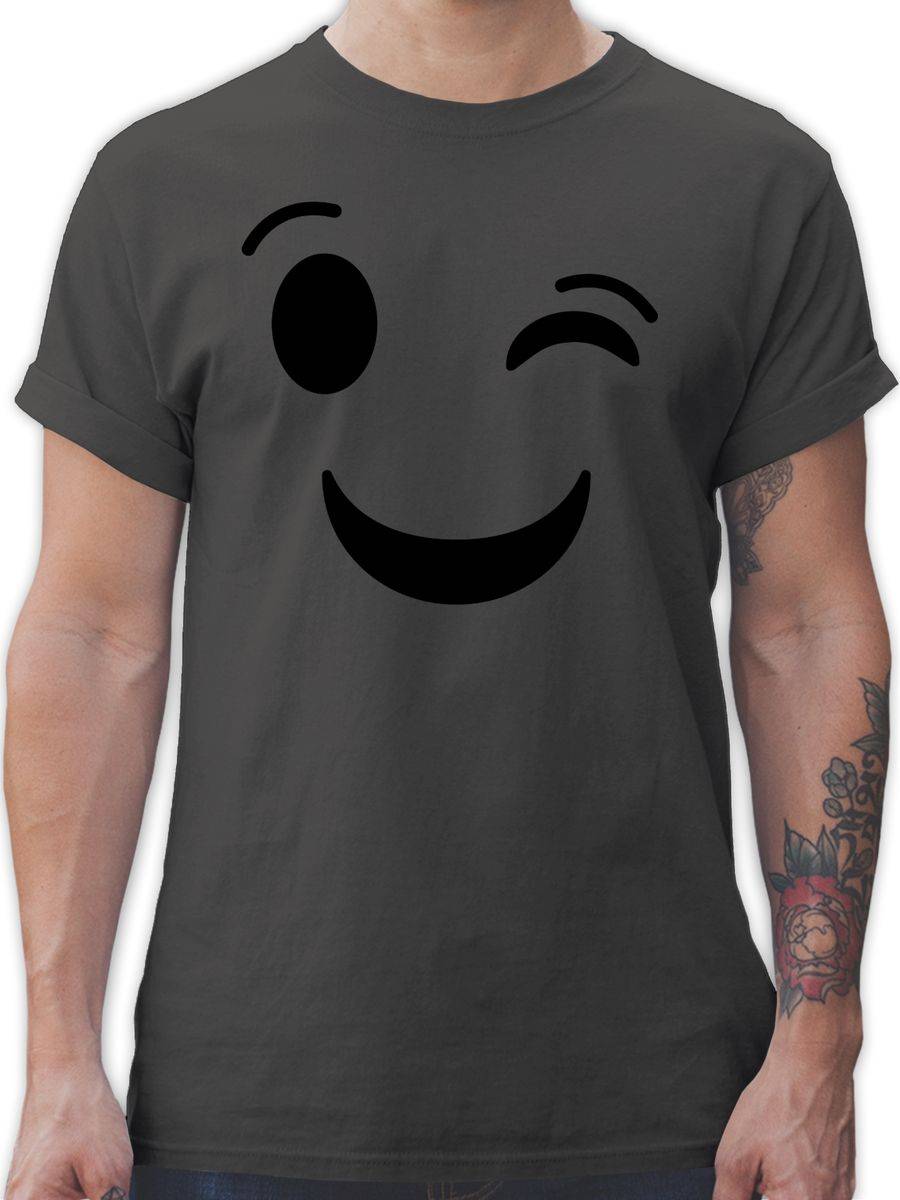 Shirtracer Zwinker Emoticon Karneval: Tshirt Gym Bag Shirtracer