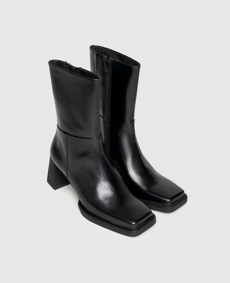 Shoepassion Angesagte Boots Aus Glattleder Mit Hohem Blockabsatz Vagabond Shoepassion