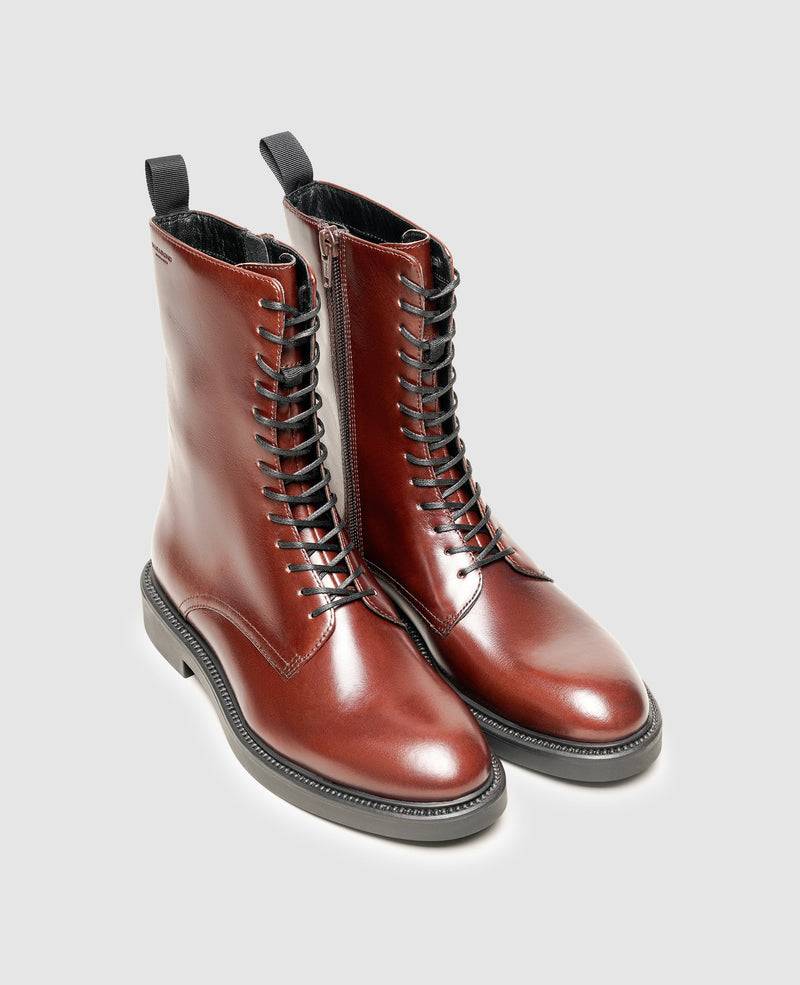 Shoepassion Angesagter, Robuster Glattleder-Schnürboot Für Damen Vagabond Shoepassion