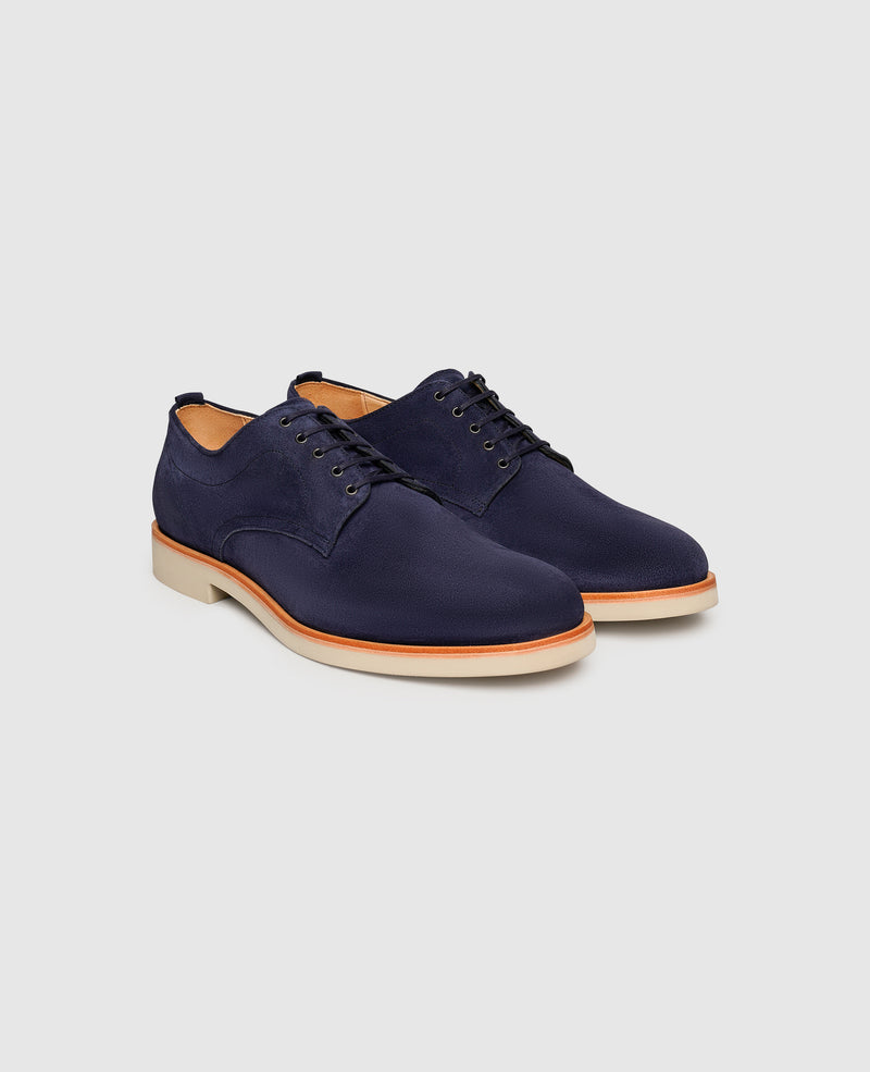 Shoepassion Ben PD Derby In Navy - Henry Stevens Shoepassion