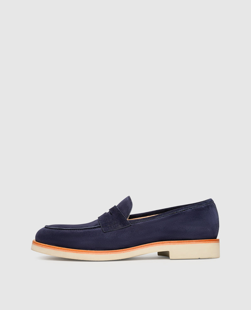 Shoepassion Ben PL Loafer in Navy - Henry Stevens Shoepassion