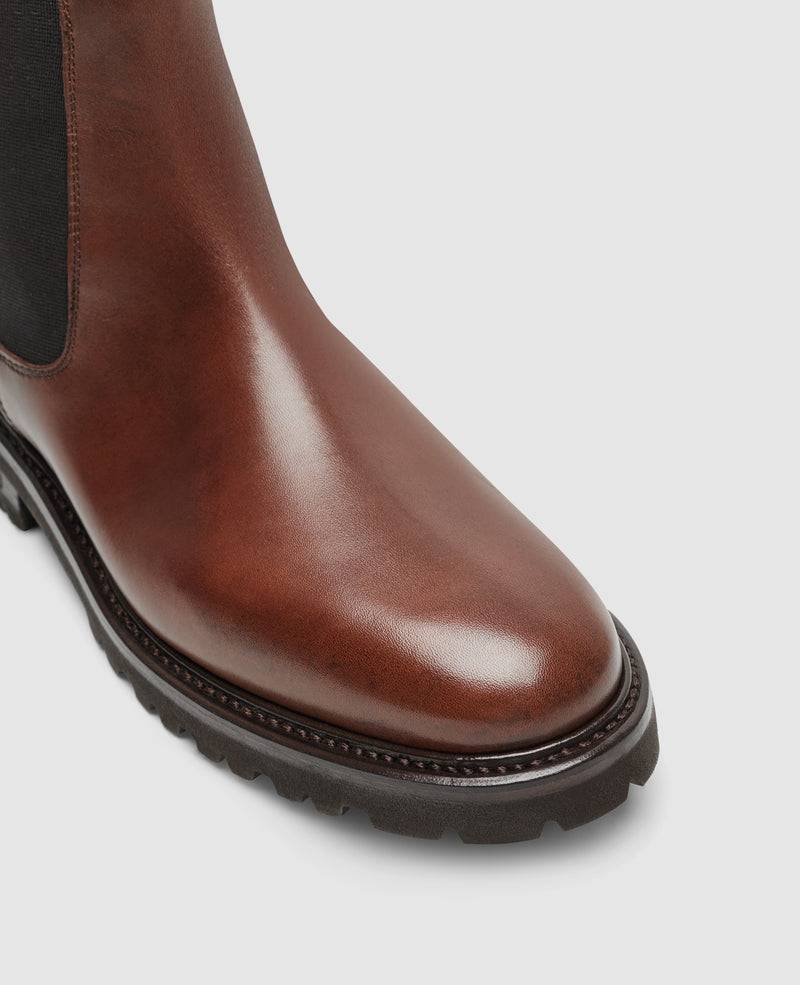 Shoepassion Bonnie CB5 Chelsea Boot In Mittelbraun - Henry Stevens Shoepassion