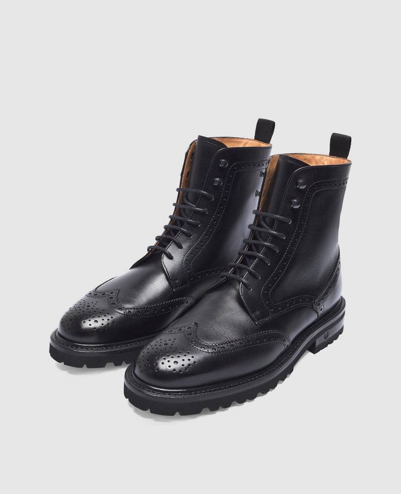 Shoepassion Bonnie FBDB5 Derby Boot In Schwarz - Henry Stevens Shoepassion