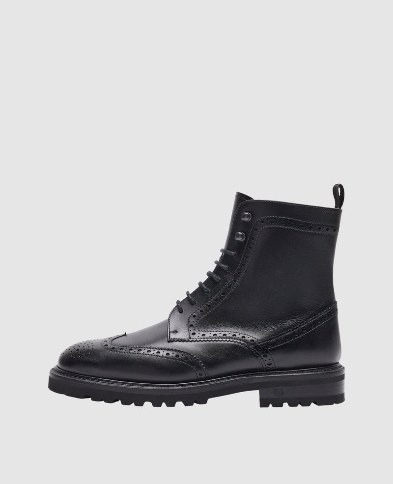 Shoepassion Bonnie FBDB5 Derby Boot in Schwarz - Henry Stevens Shoepassion