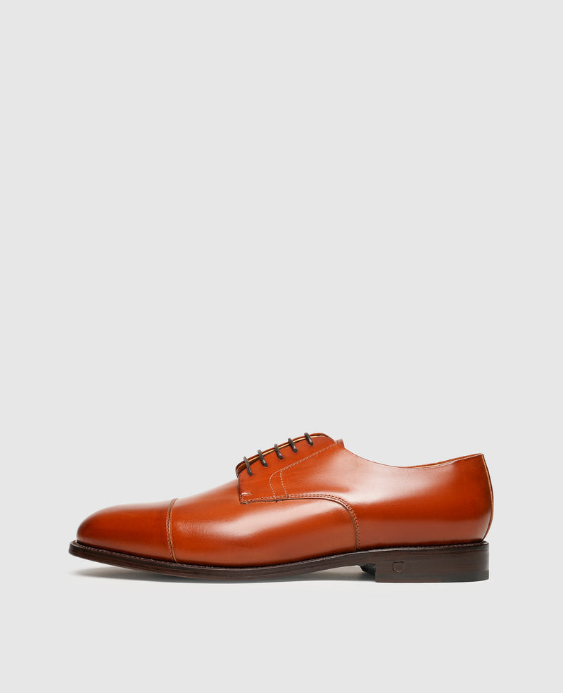 Shoepassion Breiter Captoe Derby Schnürschuh für Herren Henry Stevens Shoepassion