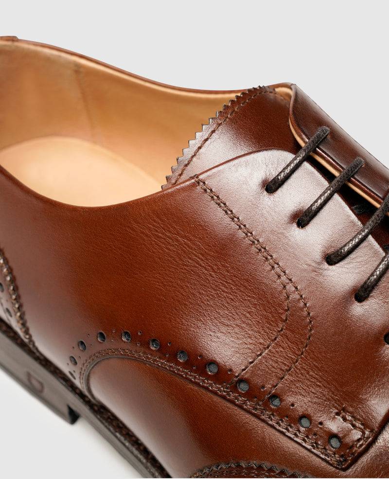 Shoepassion Breiter Full-Brogue Derby Herrenschuh Henry Stevens Shoepassion