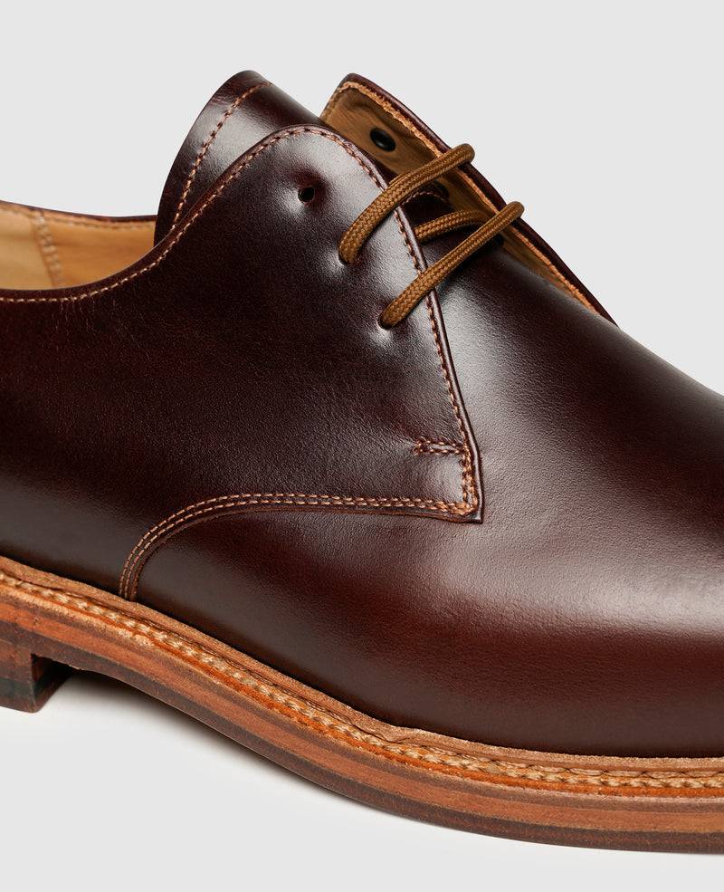 Shoepassion Buda Plain MA Derby In Amarate - Heinrich Dinkelacker Shoepassion