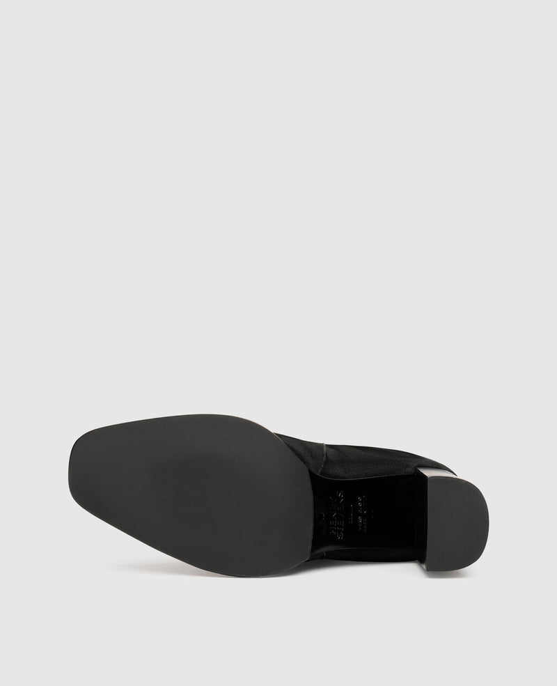 Shoepassion Chelsea Boot Mit Absatz Für Damen Aus Ziegenvelours |Henry Stevens Shoepassion