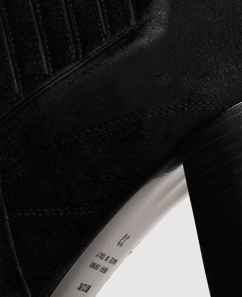 Shoepassion Chelsea Boot Mit Absatz Für Damen Aus Ziegenvelours |Henry Stevens Shoepassion