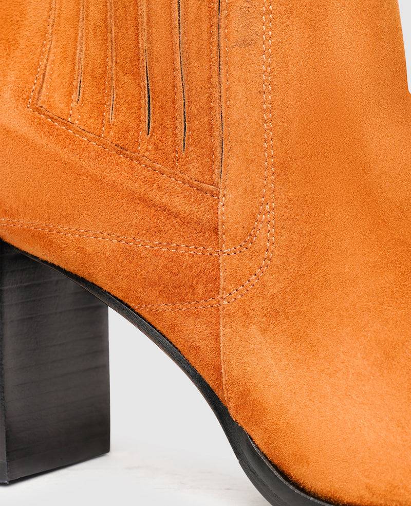 Shoepassion Chelsea Boot Mit Absatz Für Damen Aus Ziegenvelours |Henry Stevens Shoepassion