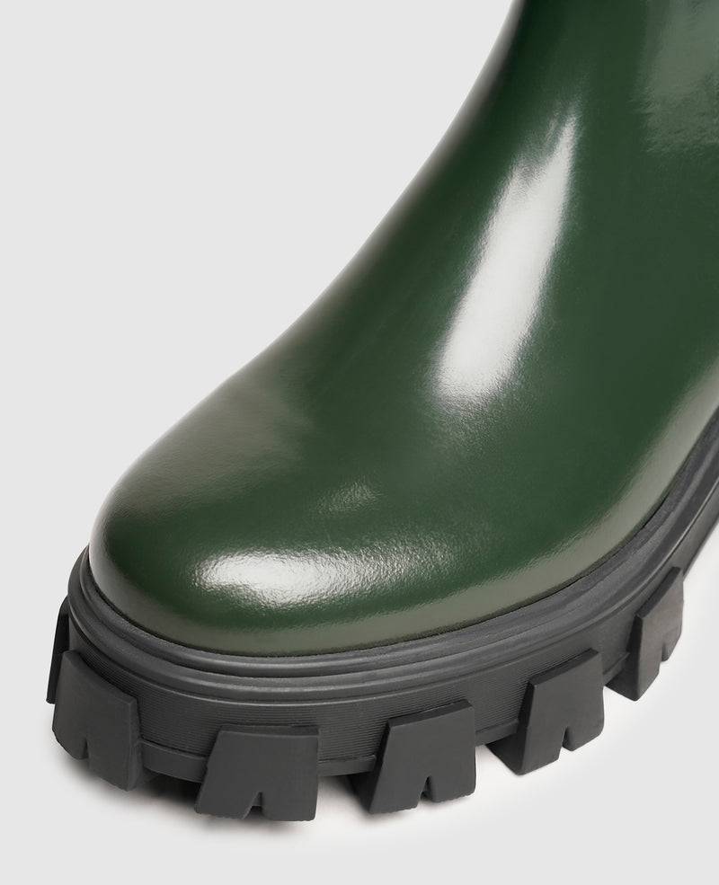 Shoepassion Chelsea-Boots Aus Glattleder Mit Plateausohle Für Damen N91 Shoepassion