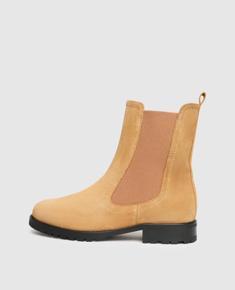 Shoepassion Chelsea Boots aus Velours für Damen Henry Stevens Shoepassion