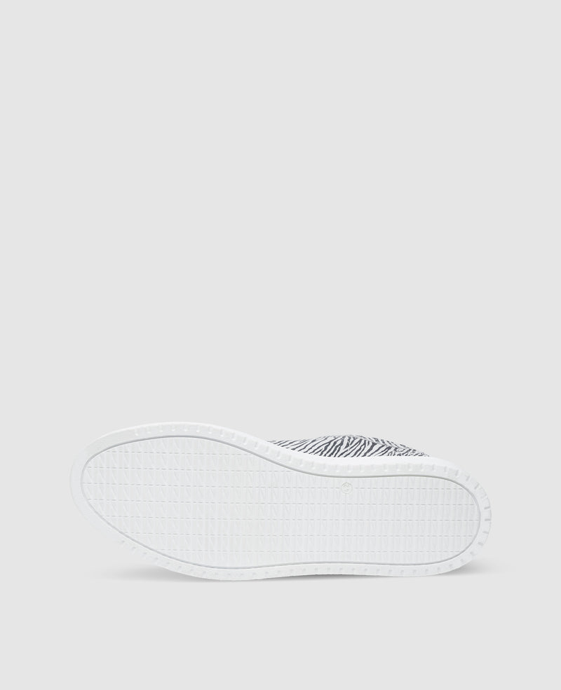 Shoepassion Court M AA Sneaker In Zebra - N91 Shoepassion