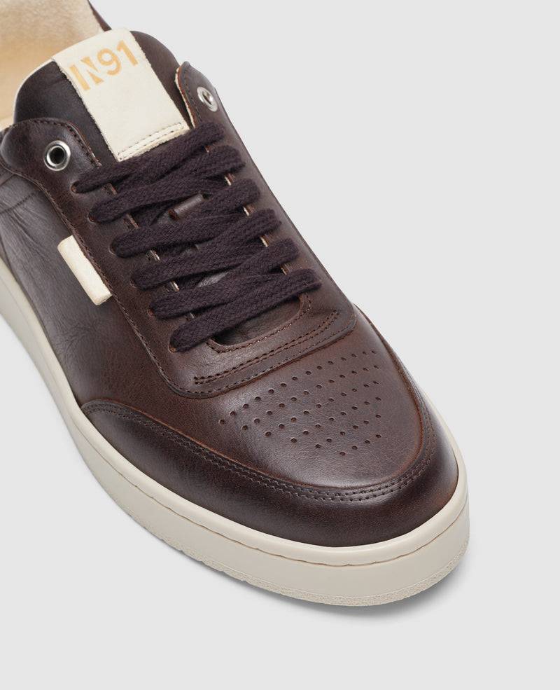 Shoepassion Court M AC Sneaker In Dunkelbraun - N91 Shoepassion