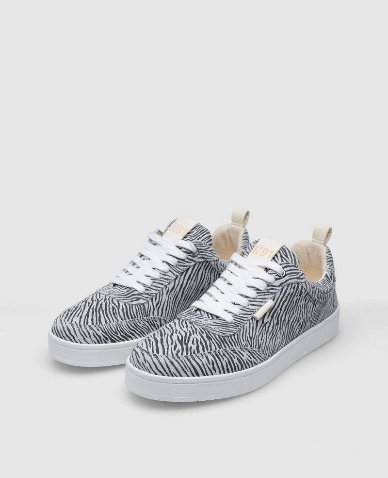 Shoepassion Court W AA Sneaker In Zebra - N91 Shoepassion